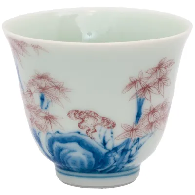 Cup Red Bamboo