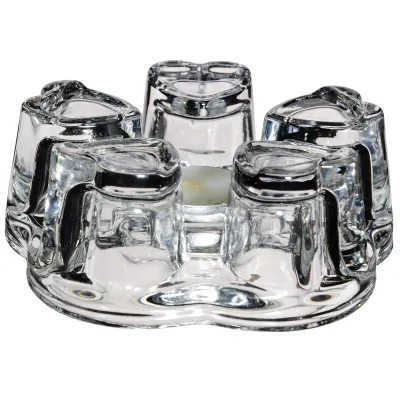 Teapot warmer glass heart