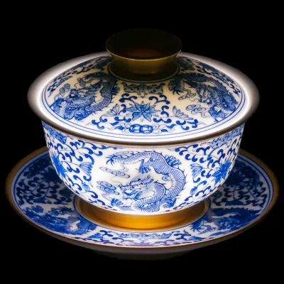 Gaiwan Blue Dragon