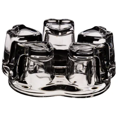 Teapot warmer glass heart
