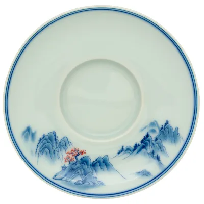 Gaiwan with hook-on lid Mountains