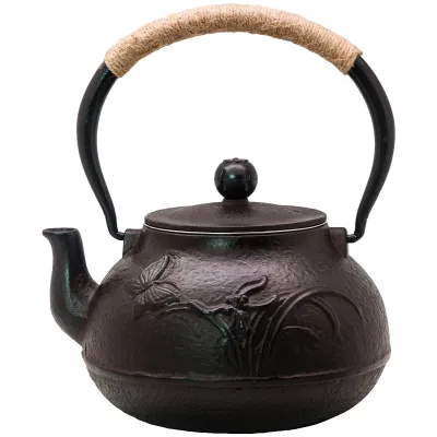 Cast Iron Teapot -  Orchid 1l