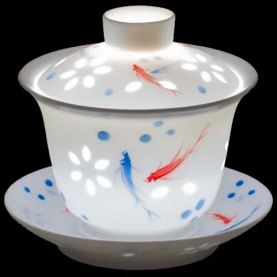 Rice Grain Gaiwan Fish