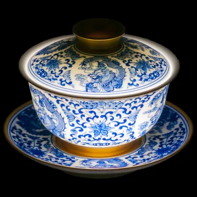 Gaiwan Blue Dragon