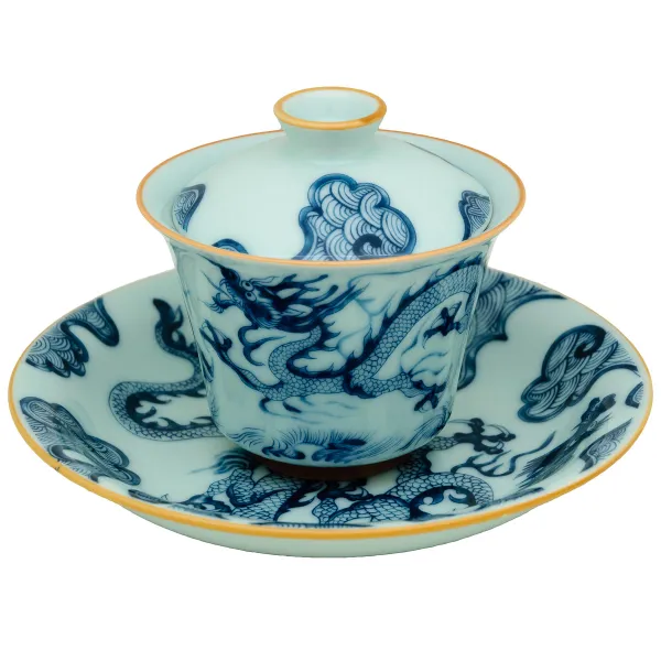 Product Gaiwan with Saucer Dragon Image