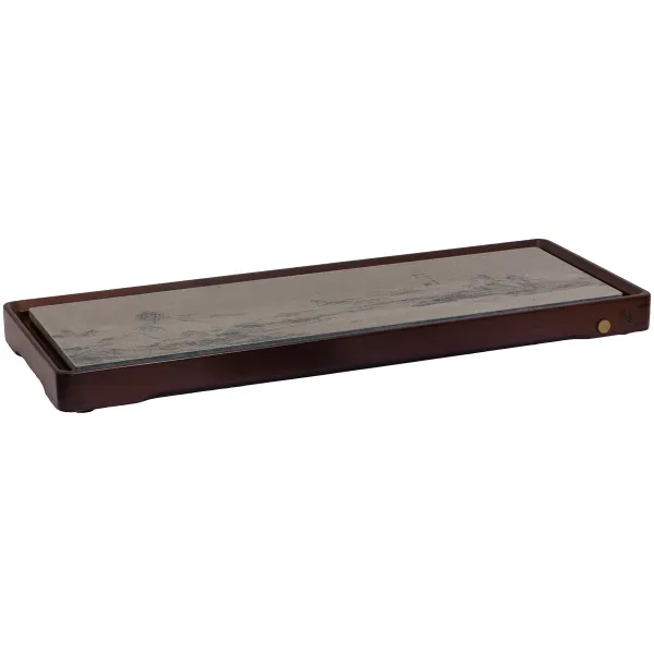 Product Tea Tray Bamboo-Stone Landscape Image