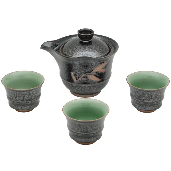 Product Dark Travel Tea Set - Bamboo Image