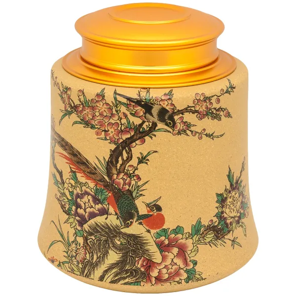 Product Yixing Tea Jar 150g - Birds Image