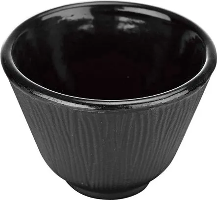 Product Black Cast Iron Cup - Stripes Image