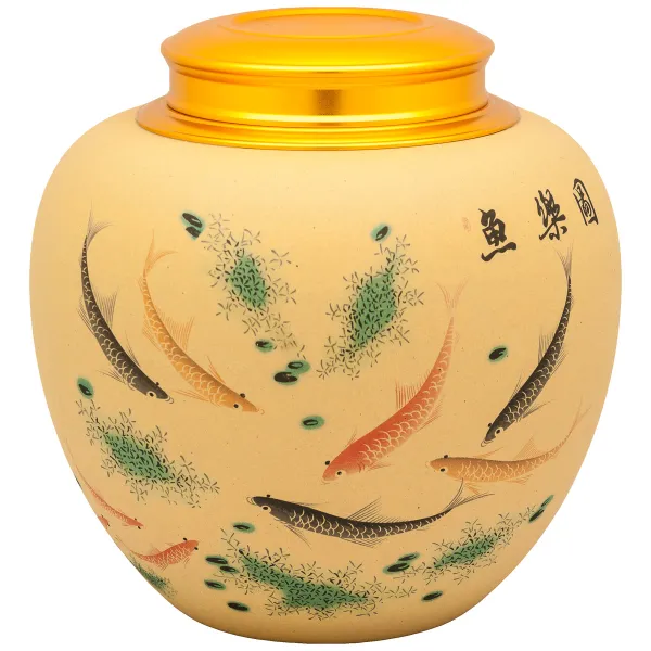 Product Yixing Tea Jar 500g - Fish Image