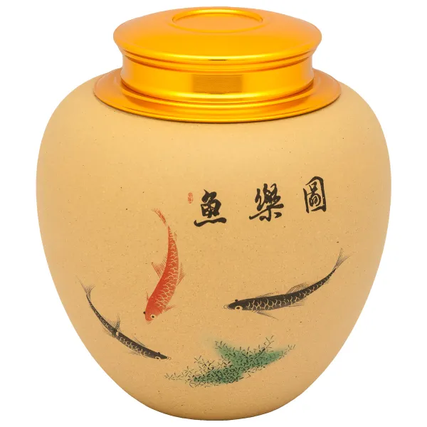 Product Yixing Tea Jar 250g - Fish Image