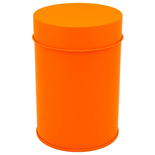 Product Orange Tea Tin with Double Lid Image